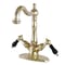 Kingston Brass Duchess 2-Handle Bathroom Faucet W/Brass Pop-Up & Cover Plate, Brass KS1432PKL - alternate 1